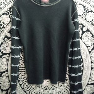 Serious Los Angeles. Rare Vintage. Thermal barbed wire shirt.